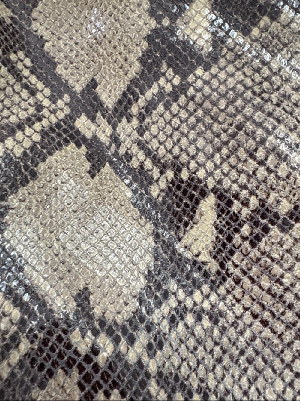 Rare Michael Kors Snake-Print Shoulder Bag/Crossbody with with Matching wallet - Picture 6 of 10